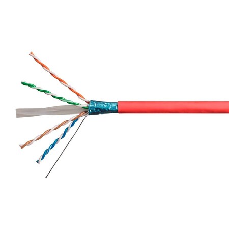 Monoprice Cat6A Ethernet Bulk Cable - Solid_ 550MHz_ FTP_ CMR_ Riser Rated_ Pure 18595